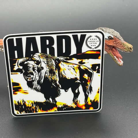 Hardy Bison Resilience Sticker – 3 Inch Durable Decal | Made in USA American Lictor  Vinyl Stickers