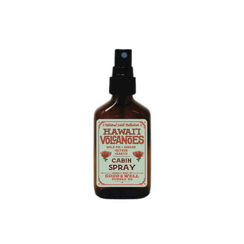 Hawaii Volcanoes Cabin Spray Good & Well Supply Co.  Cabin Spray