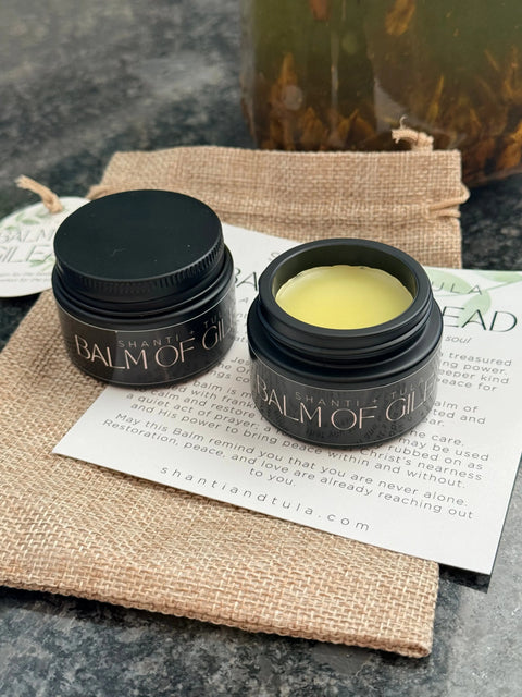 Healing Balm for Body and Spirit 1 oz – Balm of Gilead with Frankincense Myrrh | Handcrafted in USA Shanti + Tula  Bath & Body