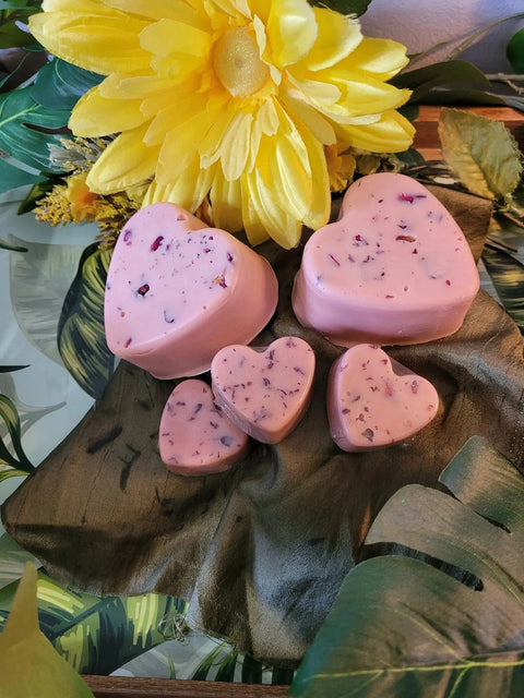 Heart Shaped Moisture Butter Bar – Herbal Hydration for Mature Skin | Made in USA Bathsheba Body Works 