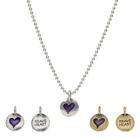 Hearts of Gold Double-Sided Pendant Necklace – Dainty Feminine Jewelry | Made in USA Handcrafted Accessory Whitney Howard Designs  Hearts of Gold