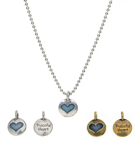 Hearts of Gold Double-Sided Pendant Necklace – Dainty Feminine Jewelry | Made in USA by Whitney Howard Designs Whitney Howard Designs  Hearts of Gold
