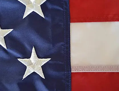 Heavy-Duty American Flag 3x5 Ft – Durable Nylon Outdoor Flag | Made in USA by Annin Flagmakers Freedom Flag and Pole 