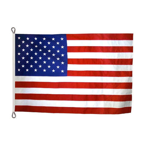 Heavy-Duty American Flag 3x5 Ft – Durable Nylon Outdoor Flag | Made in USA by Annin Flagmakers Freedom Flag and Pole 