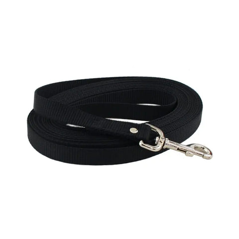 Heavy Duty Woven Nylon Dog Training Leash – Durable Control Lead with Nickel-Plated Snap | Made in USA Auburn Leathercrafters  item