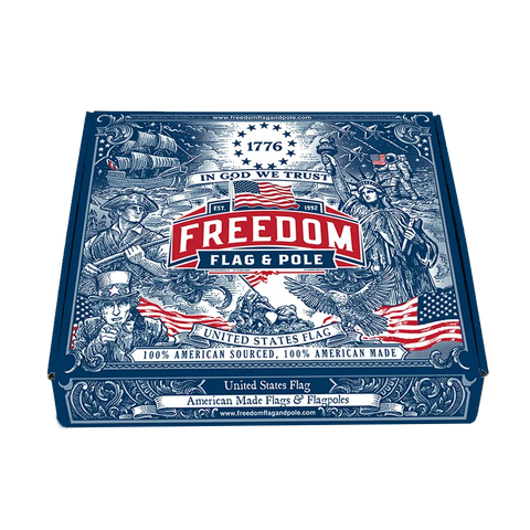 Heavyweight American Flag – Durable Outdoor Polyester Flag | Made in USA by Freedom Flag & Pole Freedom Flag and Pole 