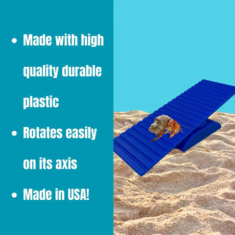 Hermit Crab See-Saw Cage Accessory – Interactive Pet Toy | Made in USA Chatelet Manufacturing 