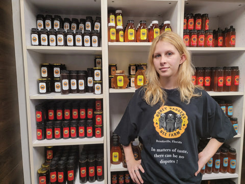 Hibiscus & Rose Honey Honey Badgers Bee Farm  All natural Tea