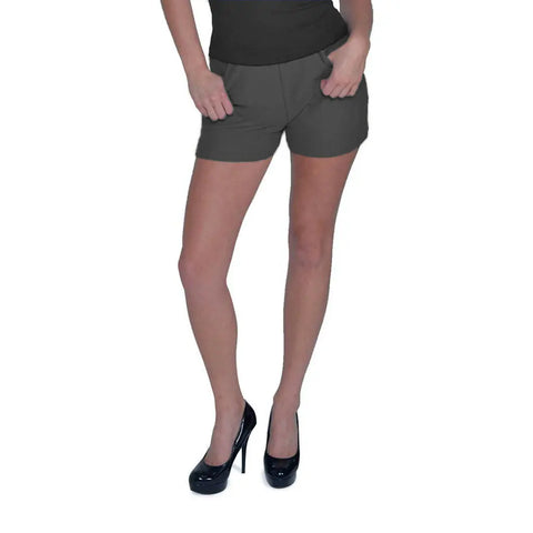 High Waisted Organic Cotton Shorts – Lightweight French Terry | Made in USA Spiritex | Sustainable Apparel  Women's Pants & Shorts
