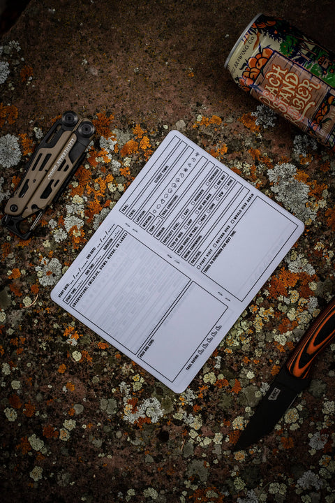 Hiker's Log Book – Pocket Notebook for Outdoor Trails | Made in USA All American Maker 