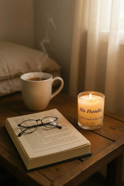 His Hoodie Hand Poured Soy Wax Candle bathbums21  Candles