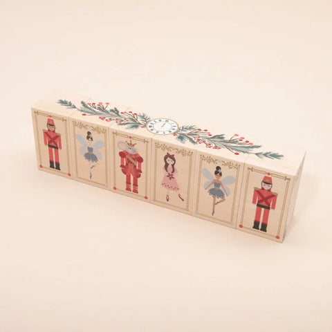 Holiday Nutcracker Wooden Blocks Set 6-Piece – Sustainable Basswood Toy | Made in USA - Grand Rapids, Michigan Uncle Goose  Environments