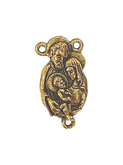 Holy Family Religious Charm Pendant – Polished Silver Or Gold Finish | Handcrafted Pewter Jewelry – Made In USA Michelle Marie Boutique  Charms and Pendants