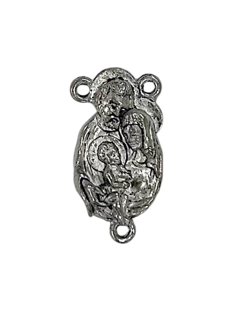 Holy Family Religious Charm Pendant – Polished Silver Or Gold Finish | Handcrafted Pewter Jewelry – Made In USA Michelle Marie Boutique  Charms and Pendants