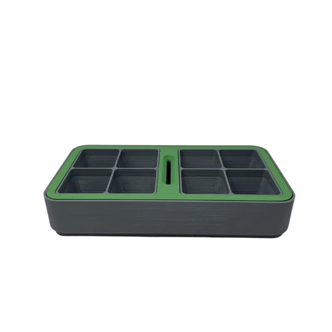 The Chatelet Honeycomb Seed Starter Tray Set by Chatelet Manufacturing features a self-watering design with 6 reusable germination trays, ideal for starting vegetables, flowers, or microgreens. Made in the USA and perfect for organizing gardening essentials.