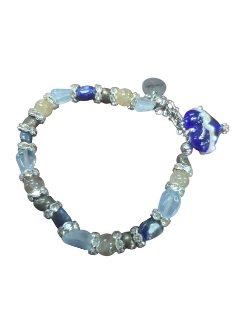 Hope Collection Cancer Charity Jewelry Set – Lapis Lazuli & Aquamarine Sterling Silver Adjustable Bracelet Necklace Ring Earrings | Made in USA Michelle Marie Boutique  Jewelry Sets