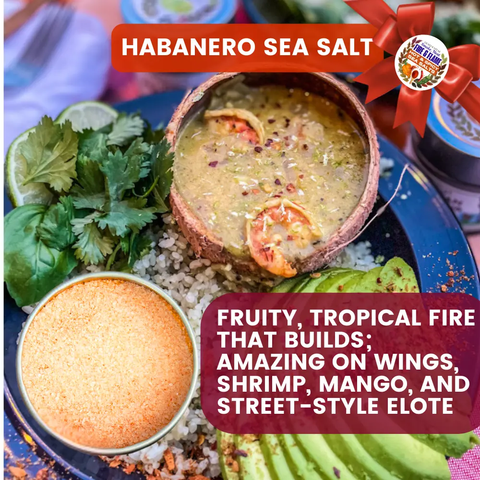 Hot & Spicy Sea Salt Gift Set – Jalapeño, Habanero & Cayenne Trio | Handcrafted Seasoning Pack Made in USA Gustus Vitae  Collections & Gift Sets