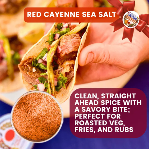 Hot & Spicy Sea Salt Gift Set – Jalapeño, Habanero & Cayenne Trio | Handcrafted Seasoning Pack Made in USA Gustus Vitae  Collections & Gift Sets