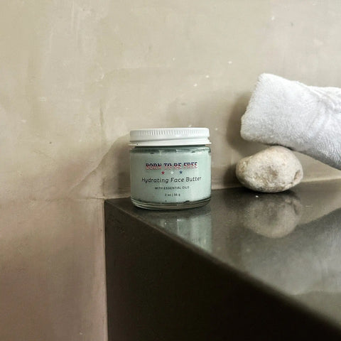 Hydrating Face Butter Moisturizer 2 Oz – Nutrient-Rich Essential Oils Blend | Made in USA Skincare Born to be Free  Face cream