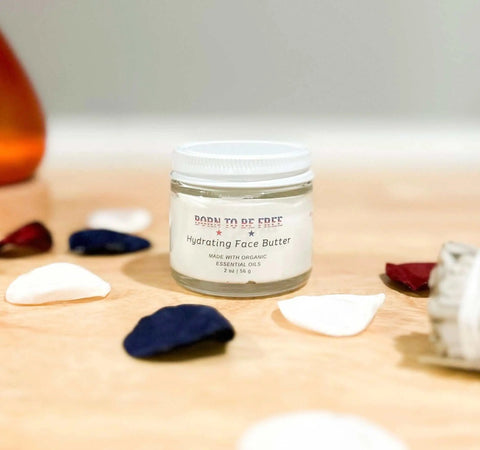 Hydrating Face Butter With Essential Oils Born to be Free  Face cream
