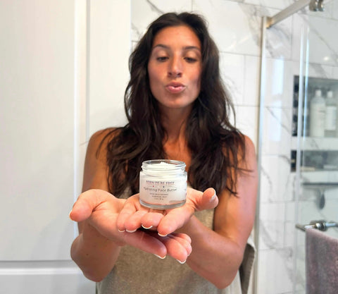 Hydrating Face Butter With Essential Oils Born to be Free  Face cream