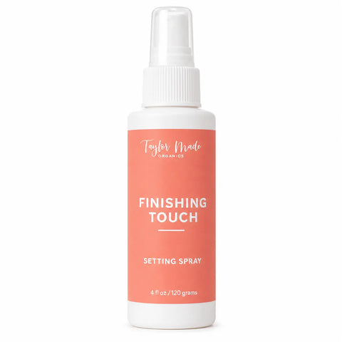 Hydrating Makeup Setting Spray 4 oz – Organic Finish with Hyaluronic Acid & Aloe Vera | Made in USA Taylor Made Organics  makeup