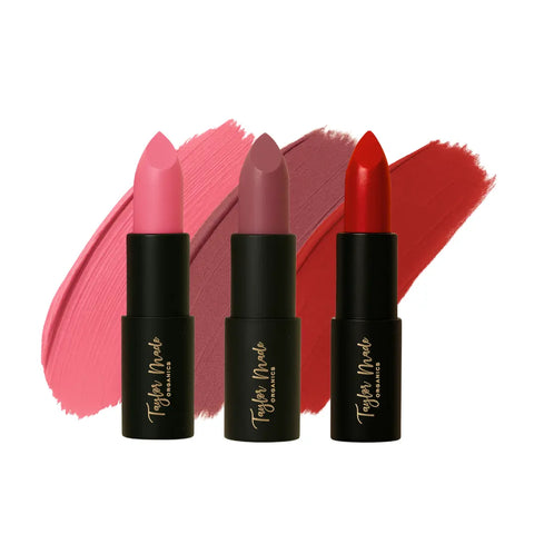 Hydrating Organic Lipstick 3.5g – Natural Pigments with Cupuacu Mango Cocoa Butters | Made in USA Taylor Made Organics  lipstick