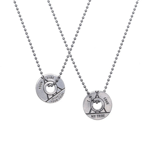 I Love My Tribe Blessing Ring Charm – Handcrafted Pewter Token for Necklace or Keychain | Made in USA Whitney Howard Designs  Blessing Ring