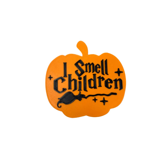 I Smell Children Pumpkin Magnet 5 Inch – Halloween Fridge Decor Made in USA Chatelet Manufacturing 