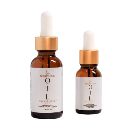 Organic Facial Beauty Oil – Hydrating Vegan Skin Serum 1 oz – Made in USA Cheryl Kelly & Co  Facial Moisturizer