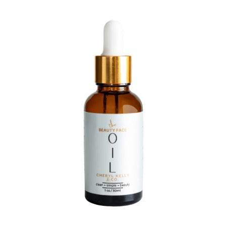 Organic Facial Beauty Oil – Hydrating Vegan Skin Serum 1 oz – Made in USA Cheryl Kelly & Co  Facial Moisturizer