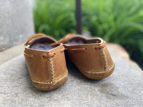 Handsewn Leather Moccasins – Twin Sole Old Town Style | Made in USA BBH 