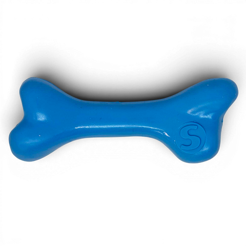 PUP-X Glow in the Dark Synthetic Rubber Dog Bone Toy – Durable Chew & Floating Toy | Made in USA SodaPup  Rubber Dog Toys