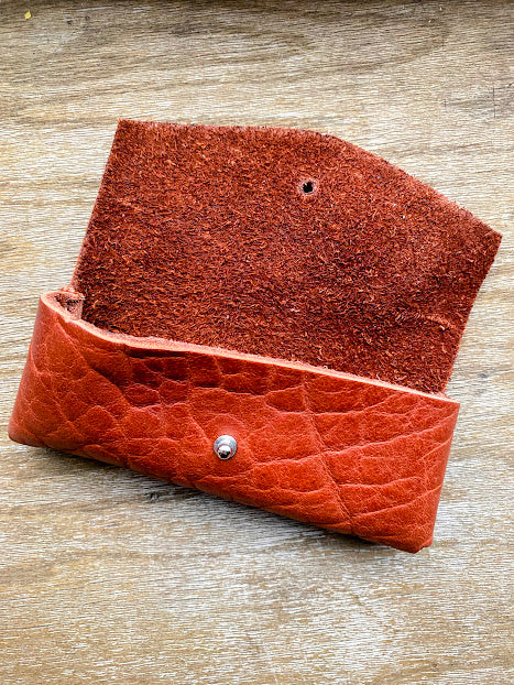 Buffalo Leather Eyeglass Sleeve – Durable Eyewear Protector | Made in USA BBH 