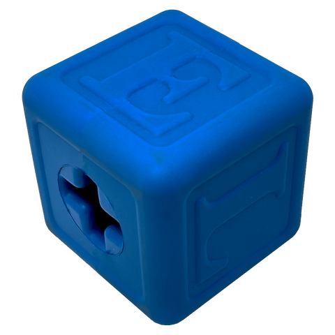 SodaPup Durable Rubber Love Cube Dog Chew Toy – Treat Dispenser | Made in USA SodaPup  Rubber Dog Toys