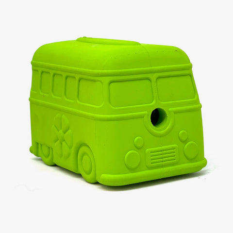 Surf's Up Retro Van Durable Dog Chew Toy – Treat Dispenser | Made in USA SodaPup  Rubber Dog Toys