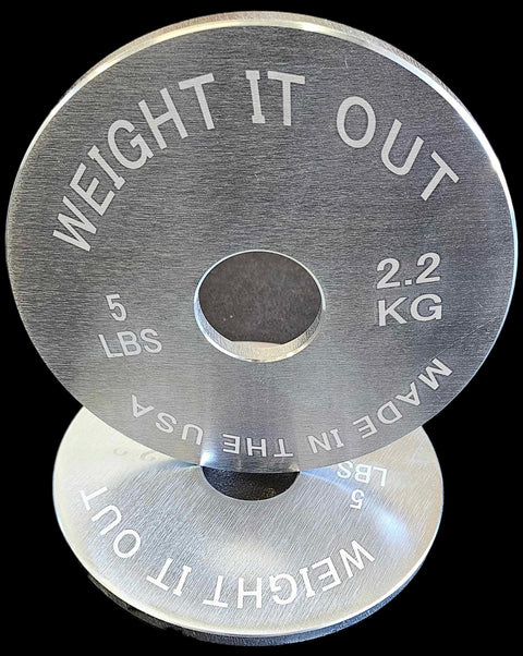 Solid Steel Loadable Dumbbell Plates – Precision Calibrated Weight Sets | Made in USA Weight It Out 