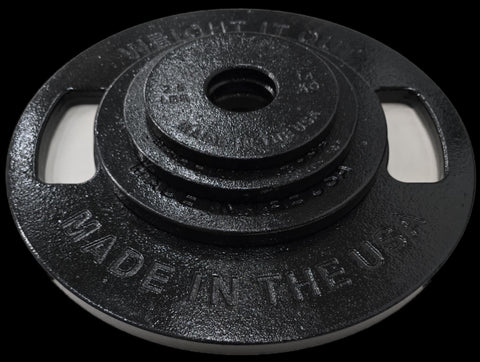 Cast Iron Weight Plate Set – Durable Workout Plates | Made in USA Weight It Out 