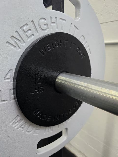 Cast Iron Weight Plate Set – Durable Workout Plates | Made in USA Weight It Out 