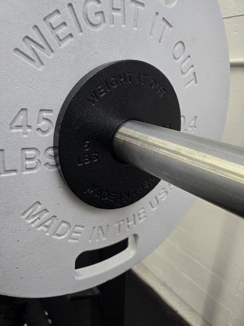Cast Iron Weight Plate Set – Durable Workout Plates | Made in USA Weight It Out 