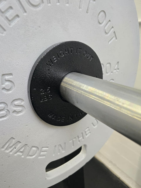 Cast Iron Weight Plate Set – Durable Workout Plates | Made in USA Weight It Out 