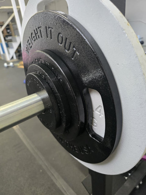 Cast Iron Weight Plate Set – Durable Workout Plates | Made in USA Weight It Out 
