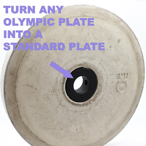 Olympic Plate Adapter 2 Inch To 1 Inch Bar Conversion Sleeve | Made In USA Weight It Out 