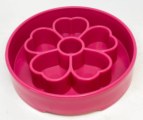 Flower Design Slow Feeder Dog Bowl – Interactive Enrichment Mealtime | Made in USA SodaPup  EBOWL
