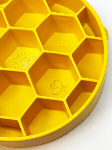 Honeycomb Slow Feeder Dog Bowl – Canine Enrichment Design | Made in USA SodaPup  EBOWL