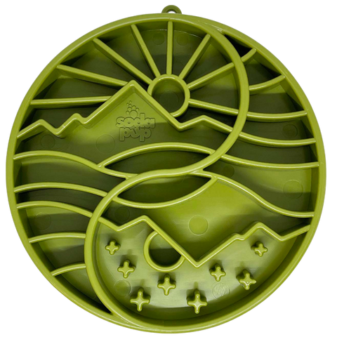 Sun and Moon Slow Feeder Dog Bowl – Interactive eTray Enrichment | Made in USA SodaPup  ETRAY