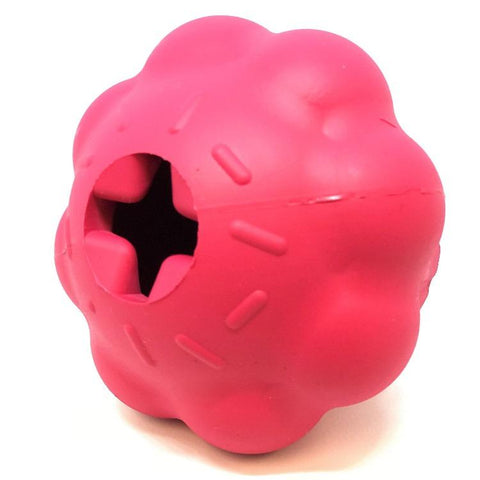 Durable Cupcake Rubber Dog Chew Toy – Treat Dispenser for Power Chewers | Made in USA SodaPup  Rubber Dog Toys
