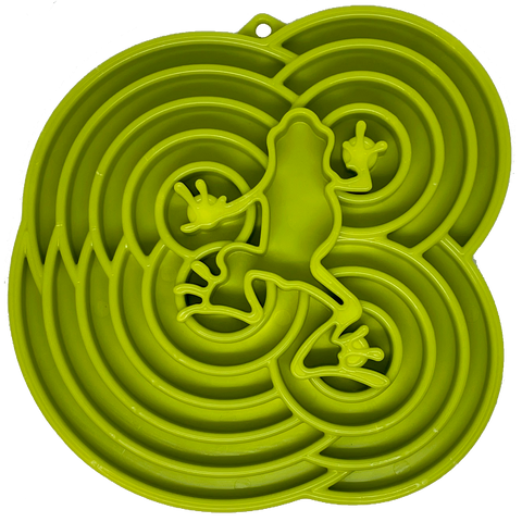 Water Frog Design Enrichment Slow Feeder Tray for Dogs – Made in USA SodaPup  ETRAY
