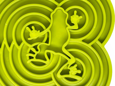 Water Frog Design Enrichment Slow Feeder Tray for Dogs – Made in USA SodaPup  ETRAY