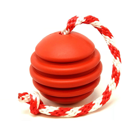 USA-K9 Stars and Stripes Durable Rubber Tug and Chew Dog Toy – Made in USA SodaPup  Rubber Dog Toys